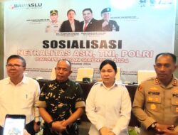 Bawaslu Minsel Gelar Sosialisasi Tegaskan Netralitas ASN TNI Dan POLRI Di Pemilu 2024