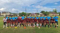 Jalin Persahabatan Melalui Sepak Bola Jangkerz All Star vs Lopana Old Star Berbagi Angka 6-6