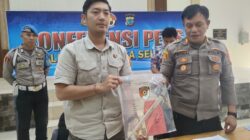 Konferensi Pers Polres Minsel Ungkap Kasus Pembunuhan Di Tompaso Baru