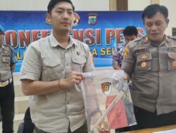 Konferensi Pers Polres Minsel Ungkap Kasus Pembunuhan Di Tompaso Baru