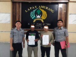 Peroleh Hak Integrasi Dua Orang WBP Lapas Amurang Bebas Bersyarat