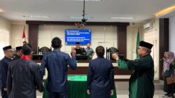 Pengambilan Sumpah Dan Janji Pelantikan DAVID WALUKOW Sebagai Panitera Muda Hukum Di Pengadilan Negeri Kotamobagu Kelas IB