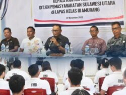 Kakanwil Lakukan Kunjungan Ke Lapas Kelas III Amurang