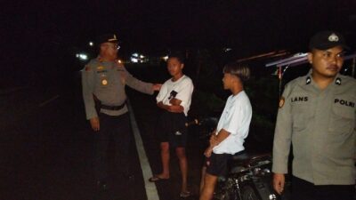 Polsek Sinonsayang Gelar KRYD Untuk Cipta Kondisi Wilayah Hukum Aman Dan Terkendali