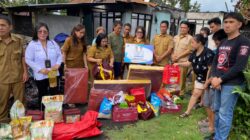 Dinas Sosial Sulut Salurkan Bantuan Untuk Korban Kebakaran Di Desa Lopana Satu