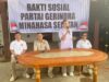 Ketua DPC Partai Gerindra Minsel Mengelar Bakti Sosial Di Kecamatan Modoinding
