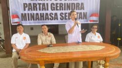 Ketua DPC Partai Gerindra Minsel Mengelar Bakti Sosial Di Kecamatan Modoinding
